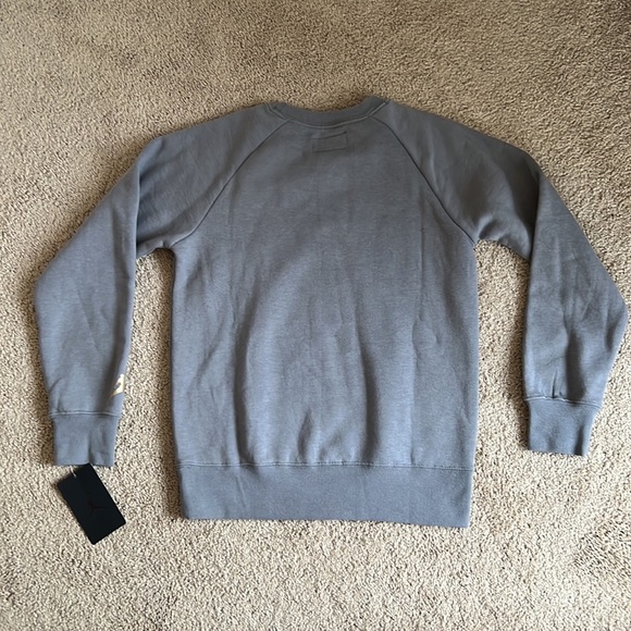 Jordan Jumpman Gray and Gold Basketball Net Graphic Sweatshirt Sz M 10 - 12 NWT - Picture 4 of 13